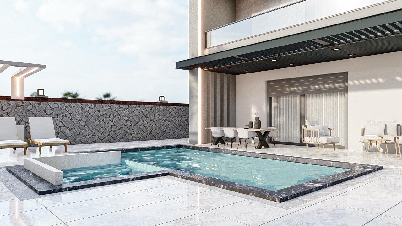 Didim Akyeniköy Seyrantepe’de 600 m² 4+1 Özel Havuzlu Tam Müstakil Villalar [ 982 Ada / 14 Parsel ]